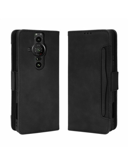 Xperia Pro-I Plånboksfodral PU-Läder 6-FACK Winston V3