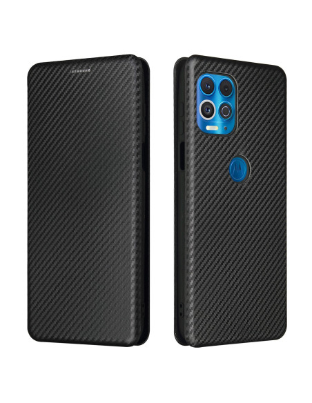 Motorola Moto G100 Flipfodral Kortfack CarbonDreams Grön