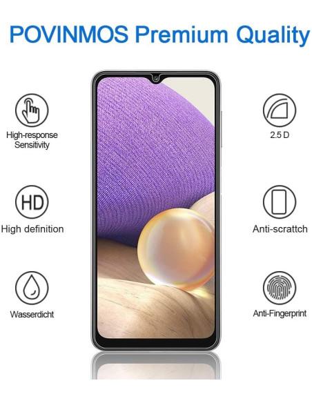 2-PACK Samsung A33 5G Härdat glas 0.26mm 2.5D 9H