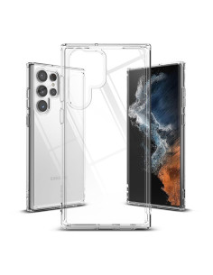 Samsung S22 Ultra Stöttåligt Genomskinligt Skal Simple