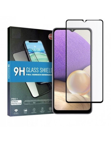 Heltäckande härdat glas för Samsung A73 5G med transparent design och enkel installation