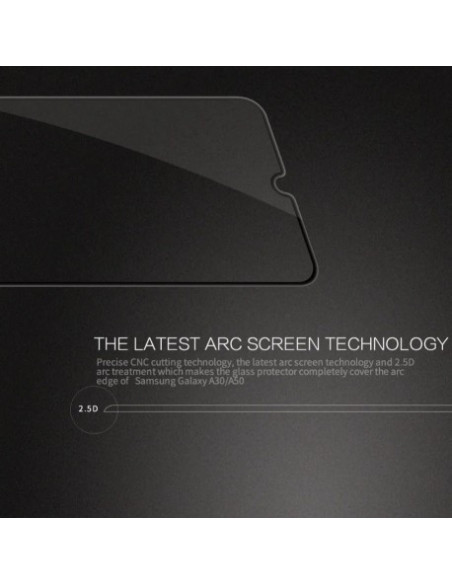 Översikt av härdat glas för Samsung A73 5G med fokus på kanterna och skärmens design