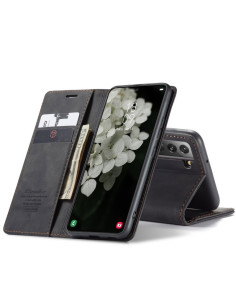 Samsung S21 FE Exklusivt Elegant Flipfodral CaseMe 3-FACK