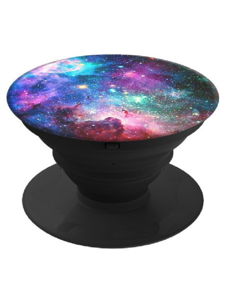 Självhäftande hållare med galaxdesign, perfekt för smartphones och surfplattor