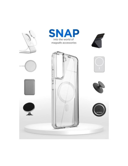 iPhone 13 Transparent Stötdämpande Skal MagSafe-Kompatibelt