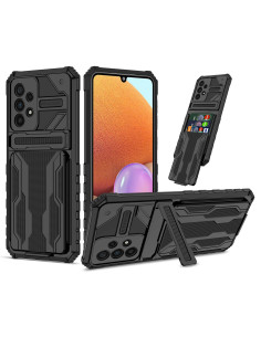 Samsung A13 4G Stöttåligt Skal Kickstand &amp; Kortfack ThinArmor V3
