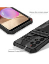 Samsung A13 4G Stöttåligt Skal Kickstand &amp; Kortfack ThinArmor V3