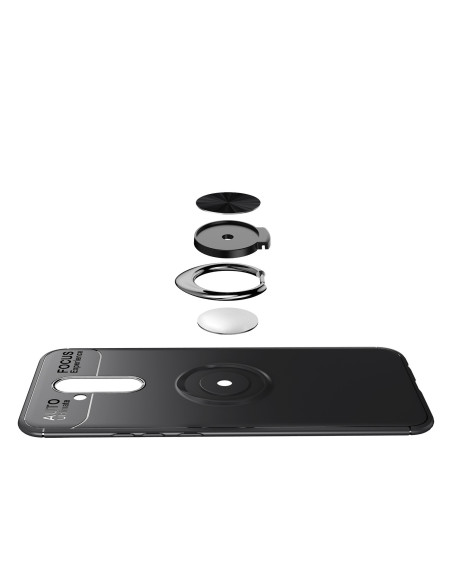 Mate 10 Lite Praktisk Stöttåligt Skal med Ringhållare V3