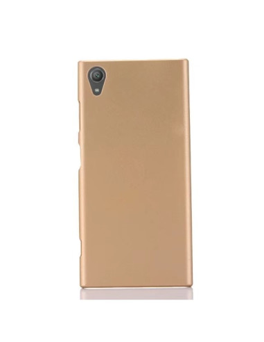 Mattsvart gummibelagt skal för Sony Xperia X Performance, sett från sidan
