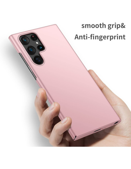 Samsung S22 Ultra Tunt Lätt Mobilskal Basic V2 Rosenguld