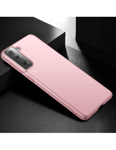 Samsung S21 Tunt Lätt Skal Basic V2 Rosenguld
