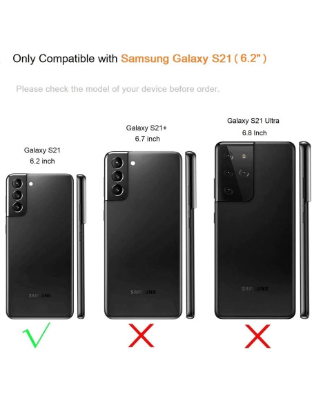 Rosenguld skal för Samsung S21 Plus, visat från sidan med tydlig kameraöppning