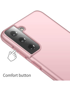 Samsung S21 Plus Tunt Lätt Skal Basic V2 Rosenguld