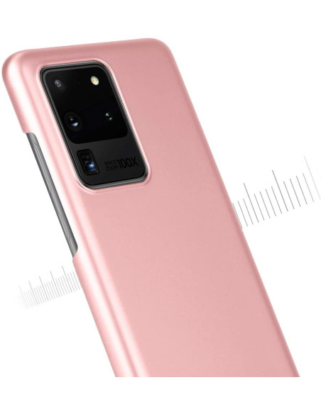 Samsung S20 Ultra Tunt Lätt Skal Basic V2 Rosenguld