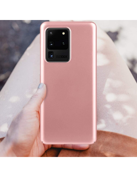 Samsung S20 Ultra Tunt Lätt Skal Basic V2 Rosenguld