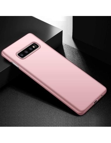 Samsung S10 Tunt Lätt Skal Basic V2 Rosenguld