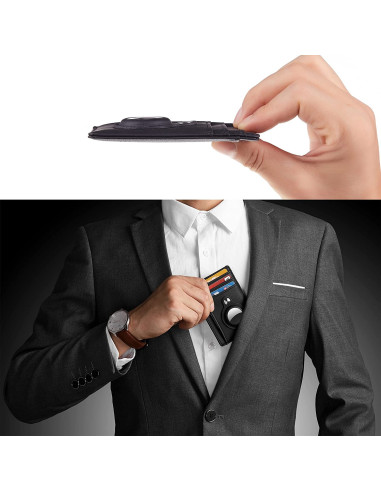 6-FACK Korthållare Air Tag RFID Säker