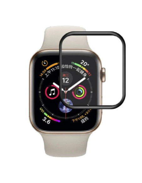 2-PACK Apple Watch Series 6 44mm FullFrame 3D Härdat glas 0.26mm 9H