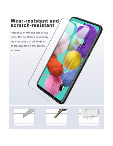 2-PACK Samsung A52/A52s 4G/5G Härdat glas 0.26mm 2.5D 9H