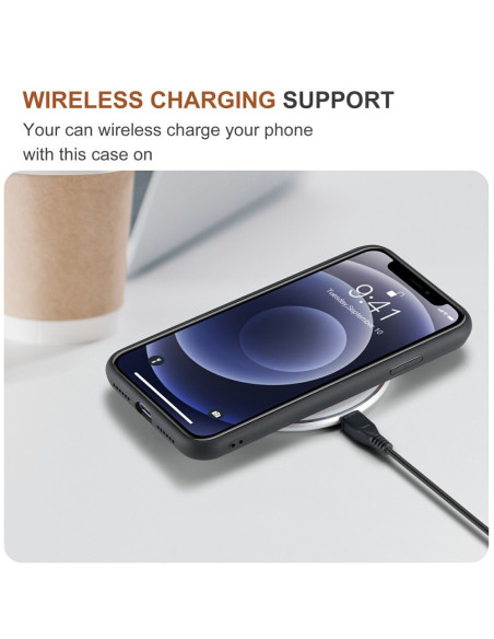8-FACK iPhone 11 Stöttåligt Skal med Magnetisk Korthållare DG.MING Detach