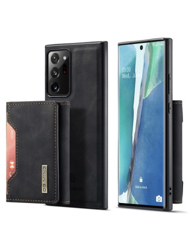8-FACK Samsung Note 20 Ultra Stöttåligt Skal med Magnetisk Korthållare DG.MING Detach