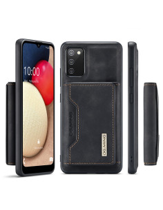 8-FACK Samsung A03s Stöttåligt Skal med Magnetisk Korthållare DG.MING Detach 2