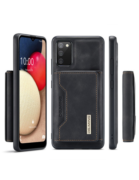 8-FACK Samsung A03s Stöttåligt Skal med Magnetisk Korthållare DG.MING Detach
