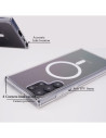 Samsung S22 Ultra Transparent Stötdämpande Skal MagSafe-Kompatibelt