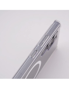 Samsung S22 Ultra Transparent Stötdämpande Skal MagSafe-Kompatibelt