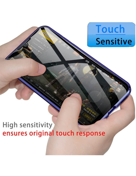 Samsung S21 Plus Heltäckande Premium Skal Glassback V4