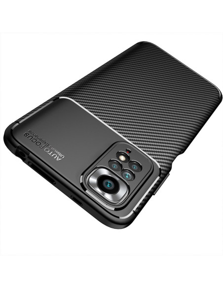 Xiaomi Redmi Note 11 / 11S Stöttåligt Slimmat Skal FullCarbon V4