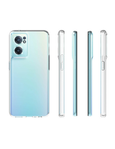 Genomskinligt TPU-skal för OnePlus Nord CE 2 5G, visat från flera vinklar