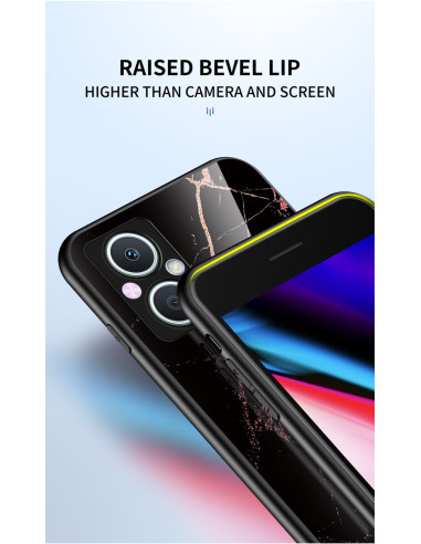 OnePlus Nord N20 5G Marmorskal 9H Härdat Glas Baksida Glassback V2
