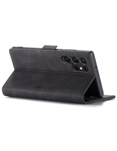 Samsung S22 Ultra Exklusivt Elegant Flipfodral CaseMe 3-FACK