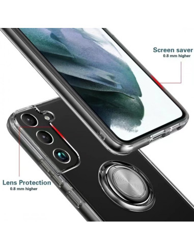 Samsung Galaxy S21 Plus Stöttåligt Skal med Ringhållare Fresh