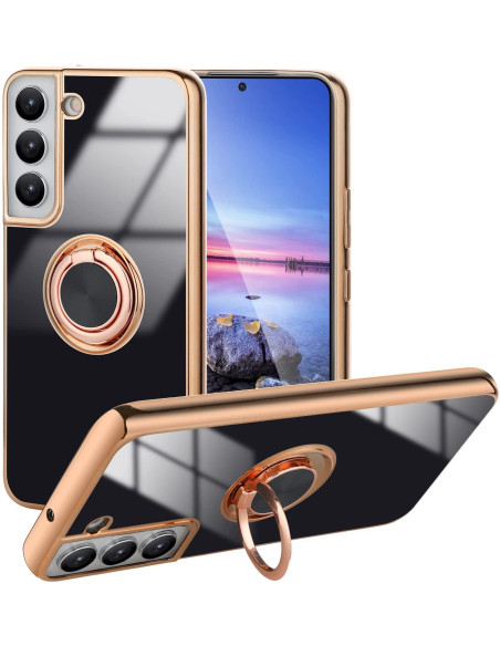 Samsung S21 FE Elegant &amp; Stöttåligt Skal med Ringhållare Flawless