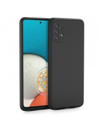 Samsung A33 5G Gummibelagd Mattsvart Silikon Skal
