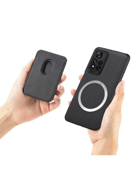 Xiaomi Redmi Note 11 Pro Stöttåligt skal med Magnetisk Korthållare Magsafe RFID
