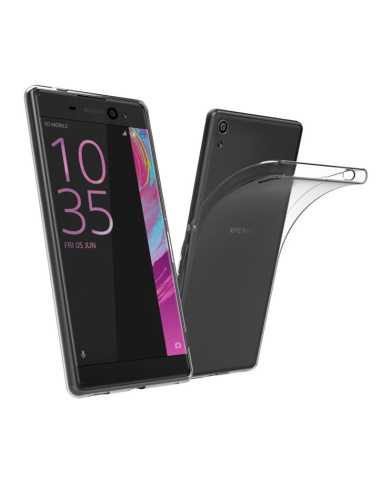 Xperia XA1 Stöttåligt Genomskinligt Skal Simple