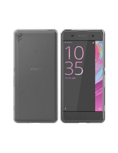 Xperia XA1 Stöttåligt Genomskinligt Skal Simple