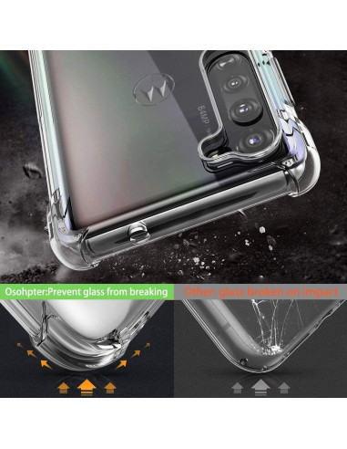 Motorola Edge Stöttåligt Skal med Förstärkta Hörn