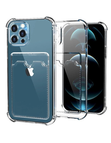 Stöttåligt Skal med Kortfack Förstärkta Hörn iPhone 11