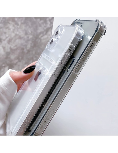 Stöttåligt Skal med Kortfack Förstärkta Hörn iPhone 11