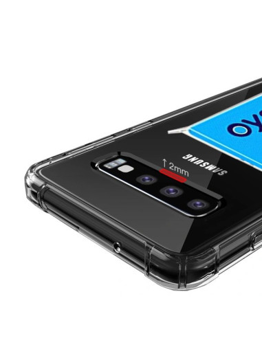 Stöttåligt Skal med Kortfack Förstärkta Hörn Samsung S10
