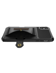 iPhone XS Max Stöttåligt Skal med Kortfack Solid V5