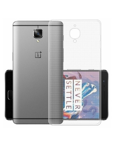 OnePlus 3/3T Stöttåligt Genomskinligt Skal Simple