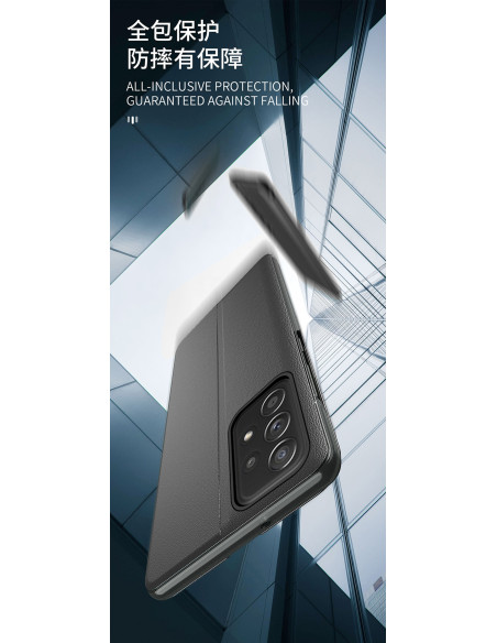 Samsung A73 5G Stilrent Smart View Fodral - Svart