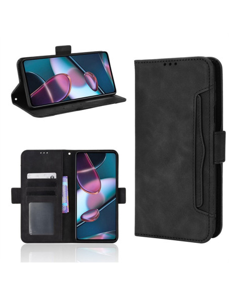 Motorola Edge 30 Pro Plånboksfodral PU-Läder 6-FACK Winston V3