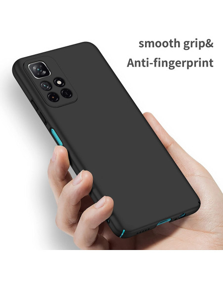 Xiaomi Redmi Note 11 / 11S Ultratunt Mattsvart Skal Basic V2