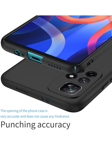 Xiaomi Redmi Note 11 / 11S Ultratunt Mattsvart Skal Basic V2